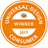 universal design consumer award 2017 logosu